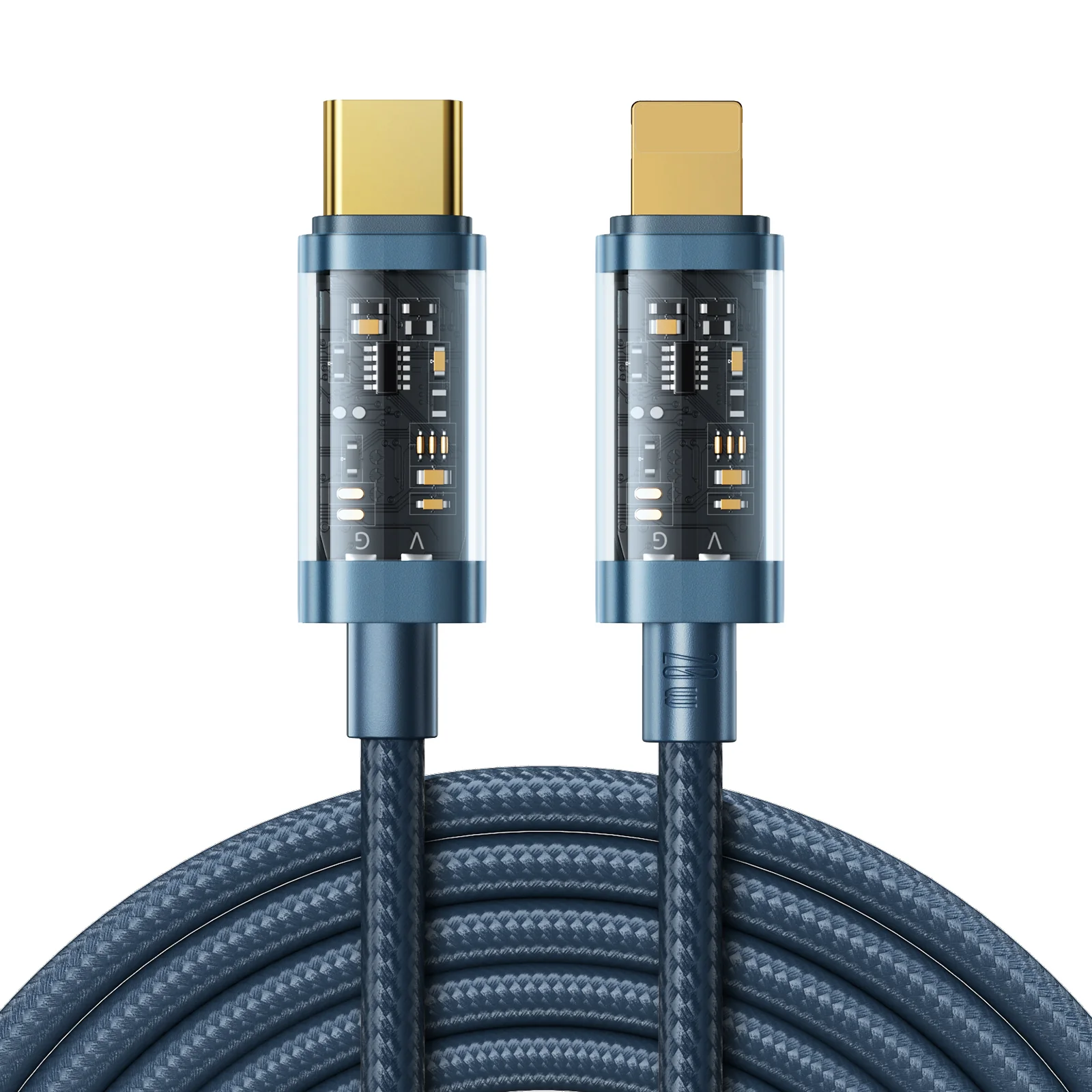 S-CL020A12/S-CL020A20 1M/2M 20W Type-C to Lightning Cable - Image 2