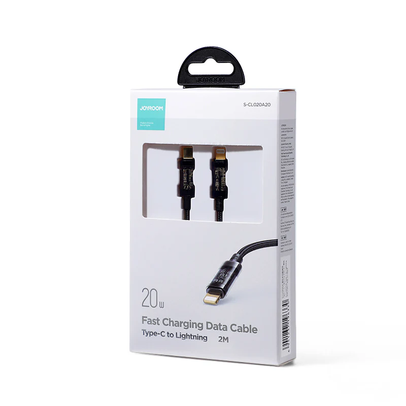 S-CL020A12/S-CL020A20 1M/2M 20W Type-C to Lightning Cable - Image 3