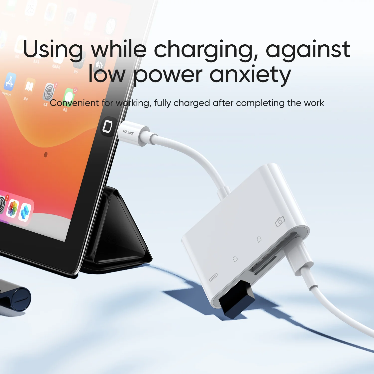 S-H142 Lightning to USB  OTG card reader 12cm - Image 4