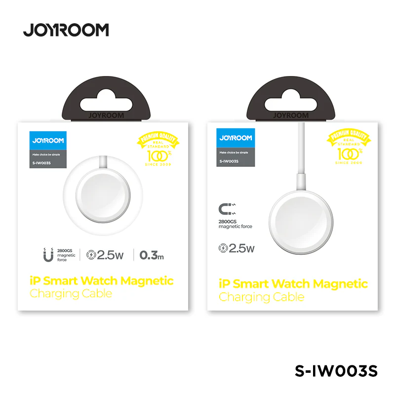 S-IW003S iP smart watch magnetic charging cable 0.3m-white - Image 4