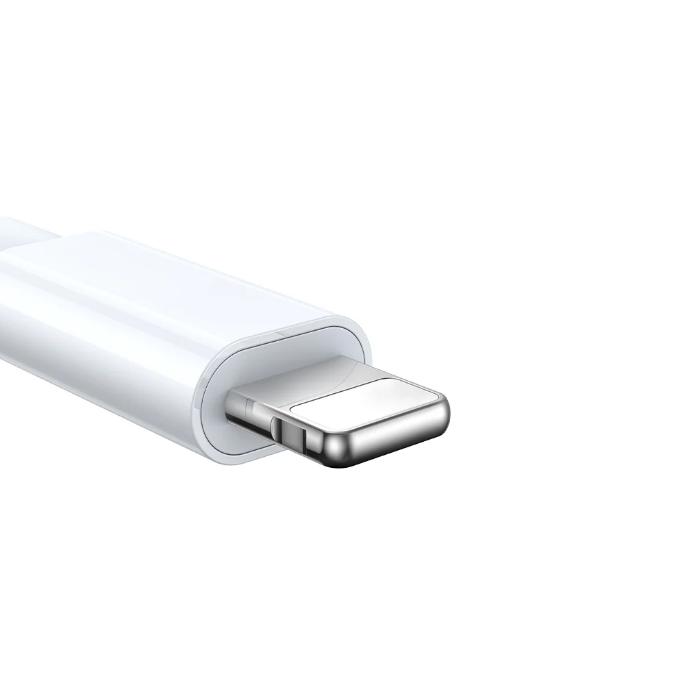 S-IW008 3-in-1 iP Watch Magnetic Charger+Lightning+Type-C cable (USB-A) 1.2m-White - Image 3
