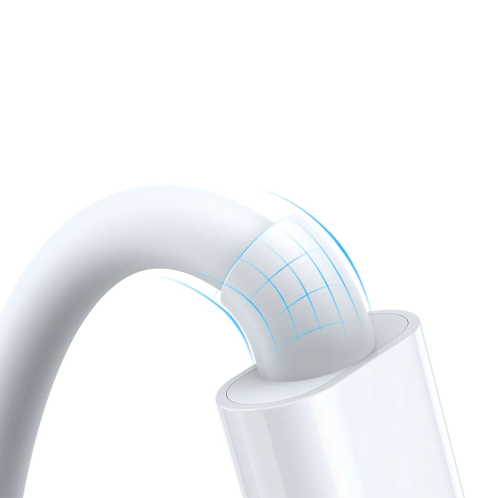 S-IW008 3-in-1 iP Watch Magnetic Charger+Lightning+Type-C cable (USB-A) 1.2m-White - Image 4