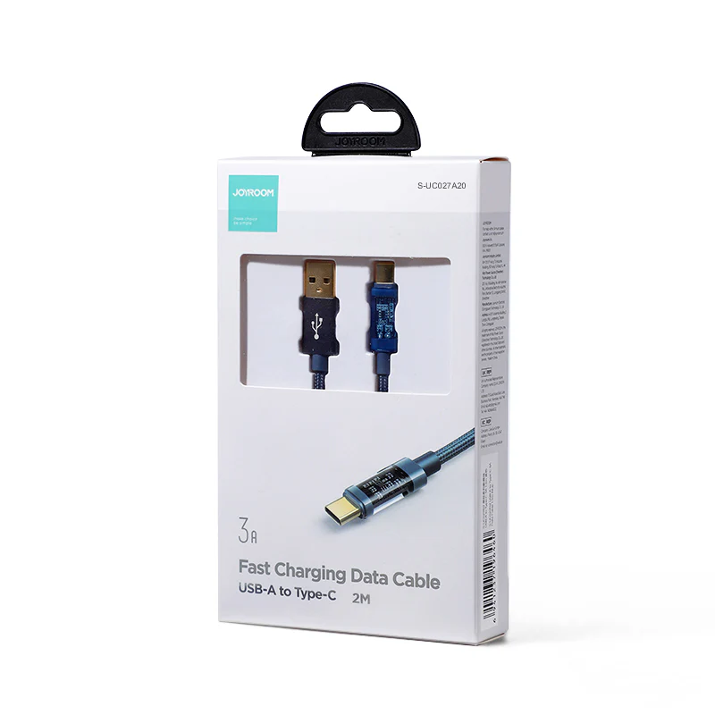 S-UC027A12/S-UC027A20 1M/2M USB-A to Type-C Cable - Image 3