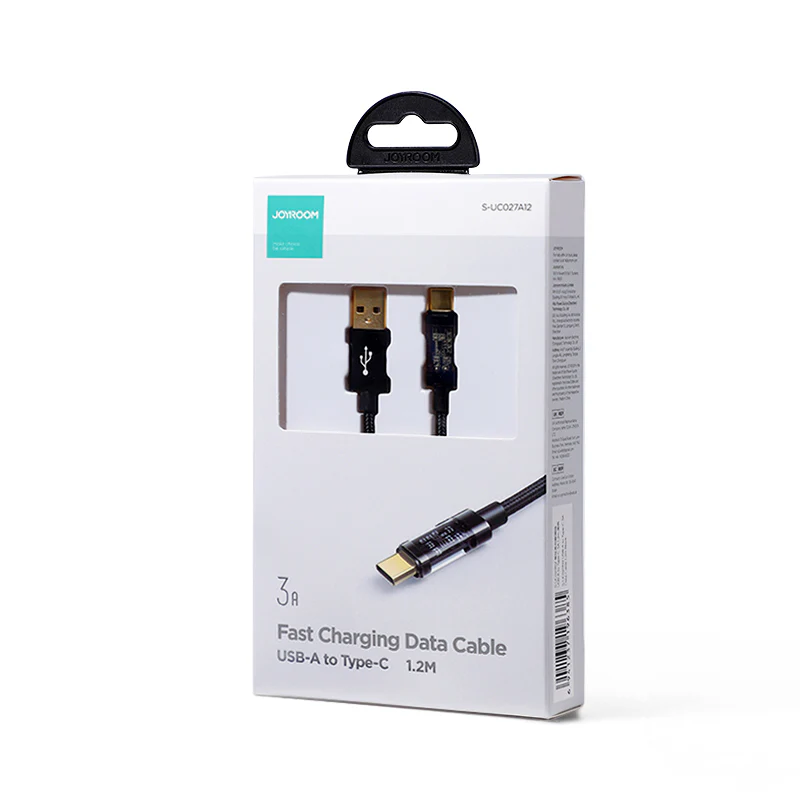 S-UC027A12/S-UC027A20 1M/2M USB-A to Type-C Cable - Image 4