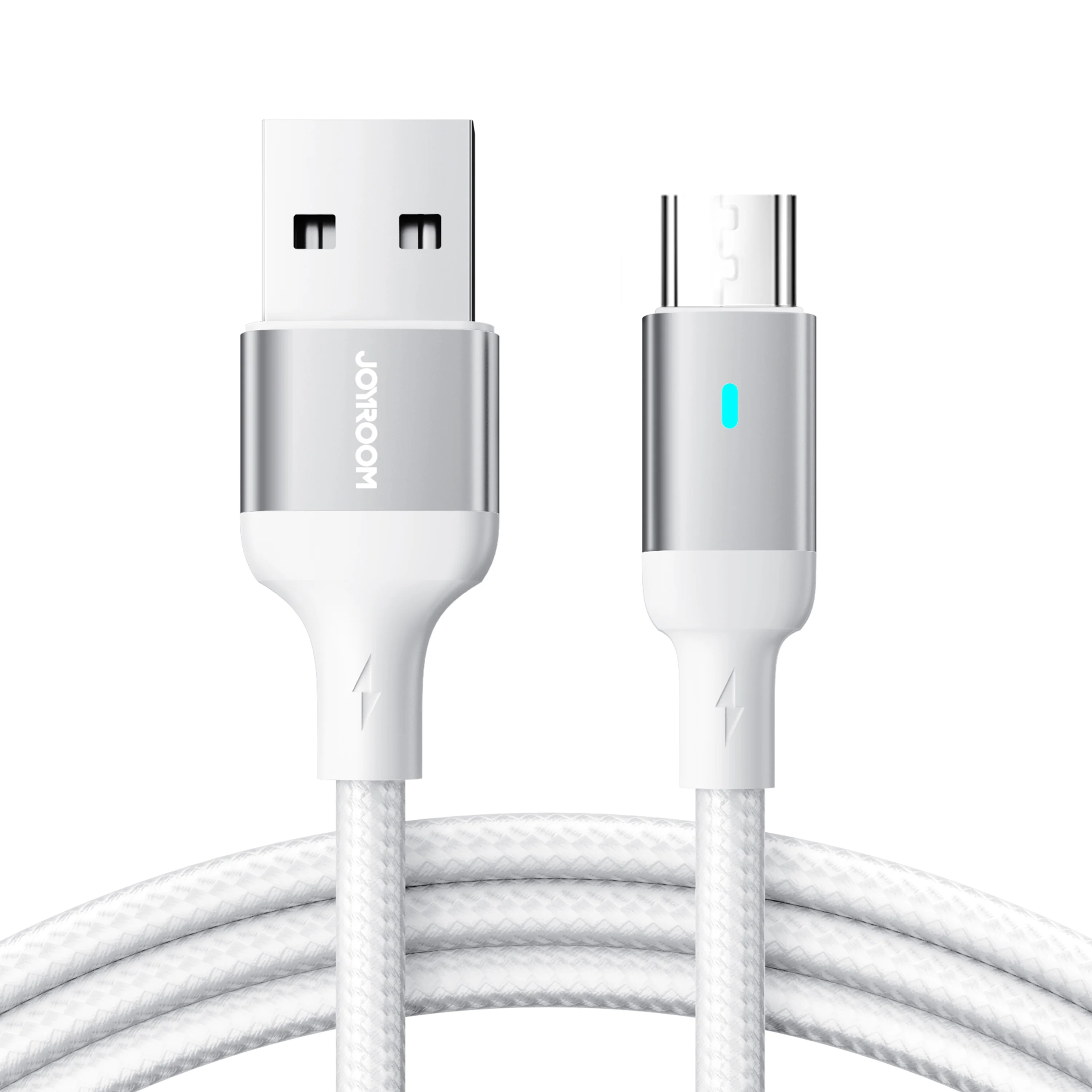 S-UM018A10 2.4A Nylon Micro cable 1M/2M - Image 2