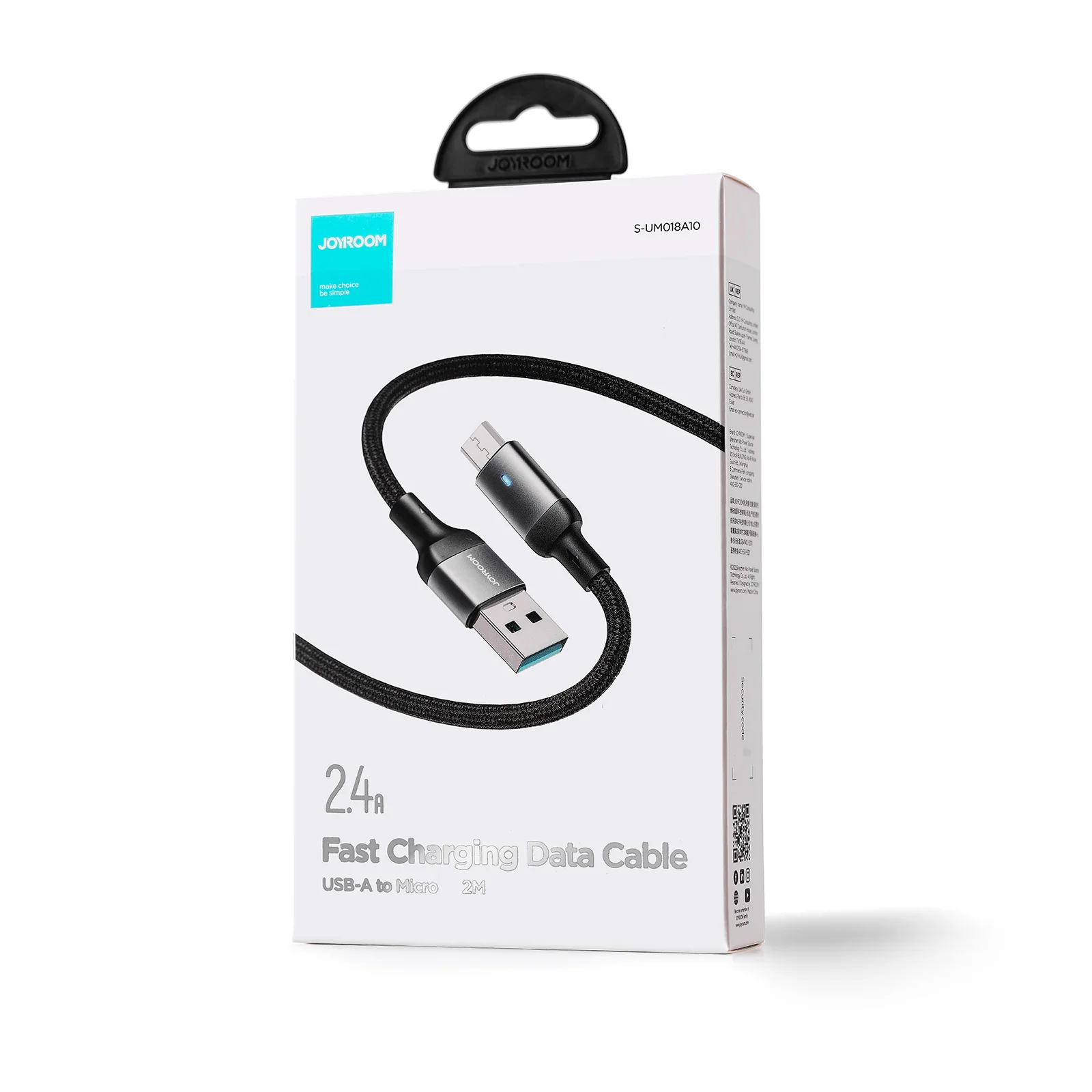 S-UM018A10 2.4A Nylon Micro cable 1M/2M - Image 7