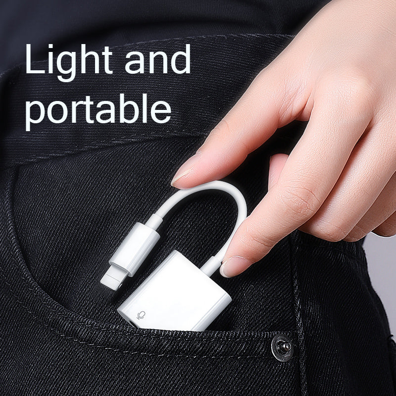 S-Y105 Lightning to 3.5mm+Lightning adapter support calling - Image 4
