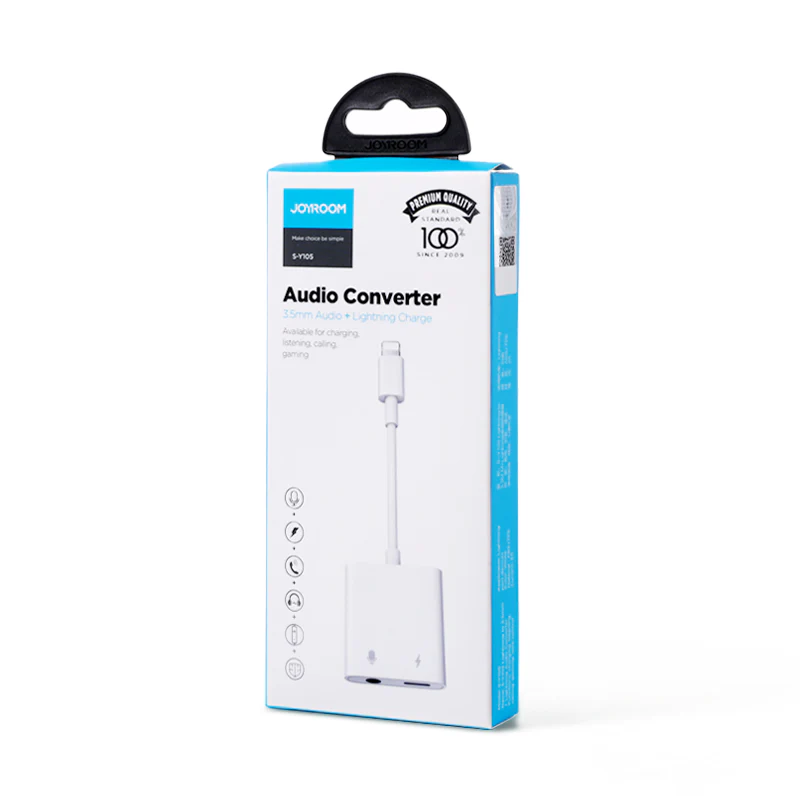 S-Y105 Lightning to 3.5mm+Lightning adapter support calling - Image 5