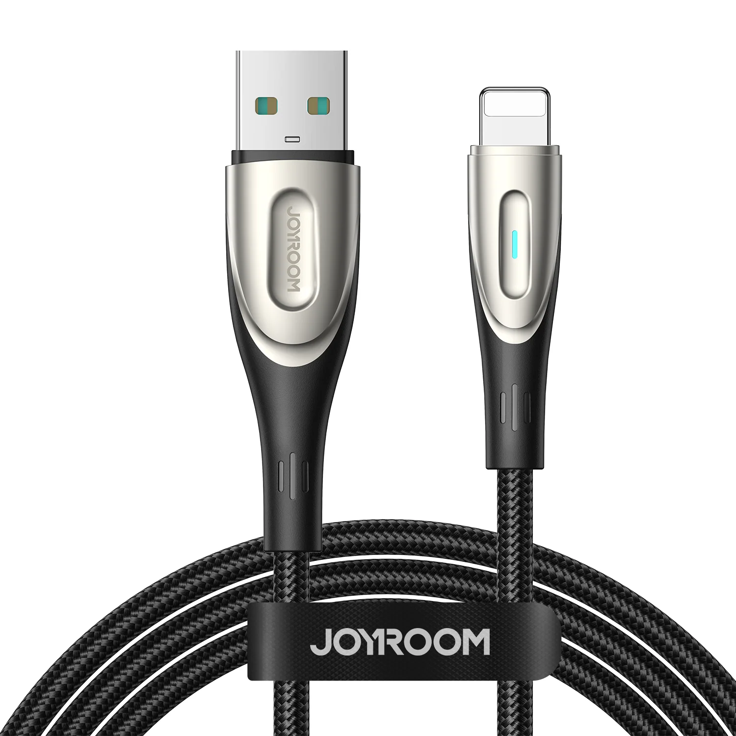 SA27-AL3/SA27-AC3 3A Fast Charging Data Cable (Lightning/Type-C)) 1.2m/2m/3m-Black - Image 2