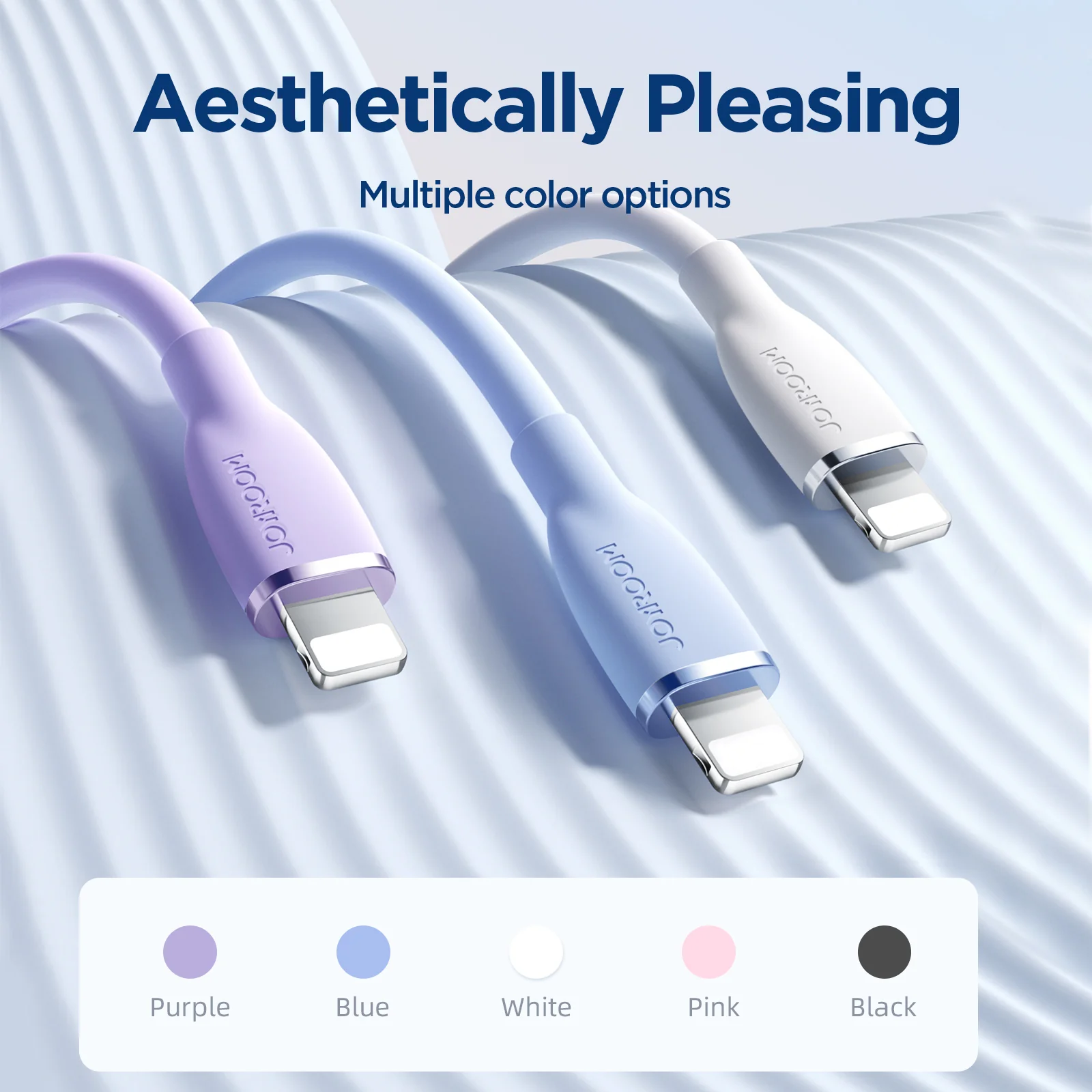 SA29-AC3/SA29-AL3 Silicone Cable Type-C 27W/Lightning 3A 1.2M/2M - Image 3