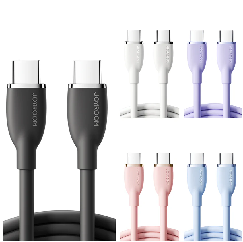 SA29-CL3/SA29-CC5 Silicone Cable Type-C to Lightning 30W/Type-C to Type-C 100W 1.2M/2M - Image 2