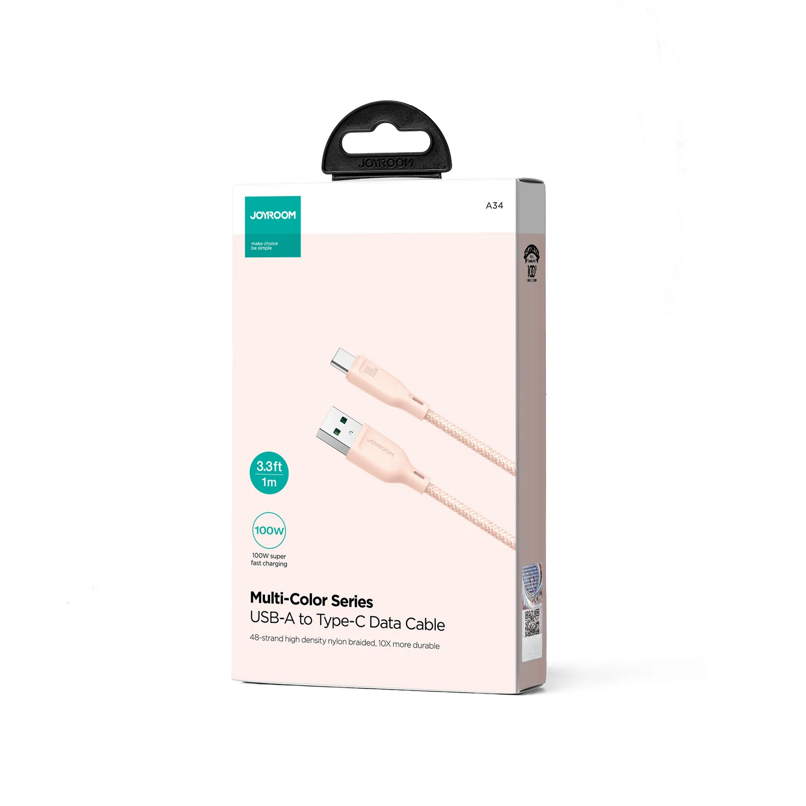 SA34-AC6/SA34-AL3 100W/3A Fast Charging Data Cable (Type-C/Lightning ) 1m - Image 12