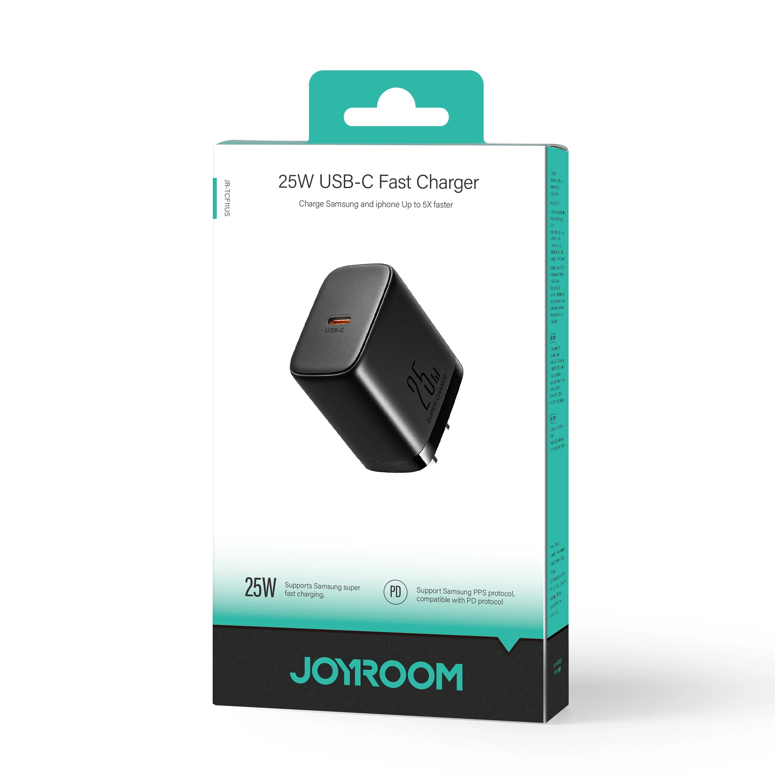 TCF11 PD 25W Mini intelligent fast charger EU/UK/US - Image 7