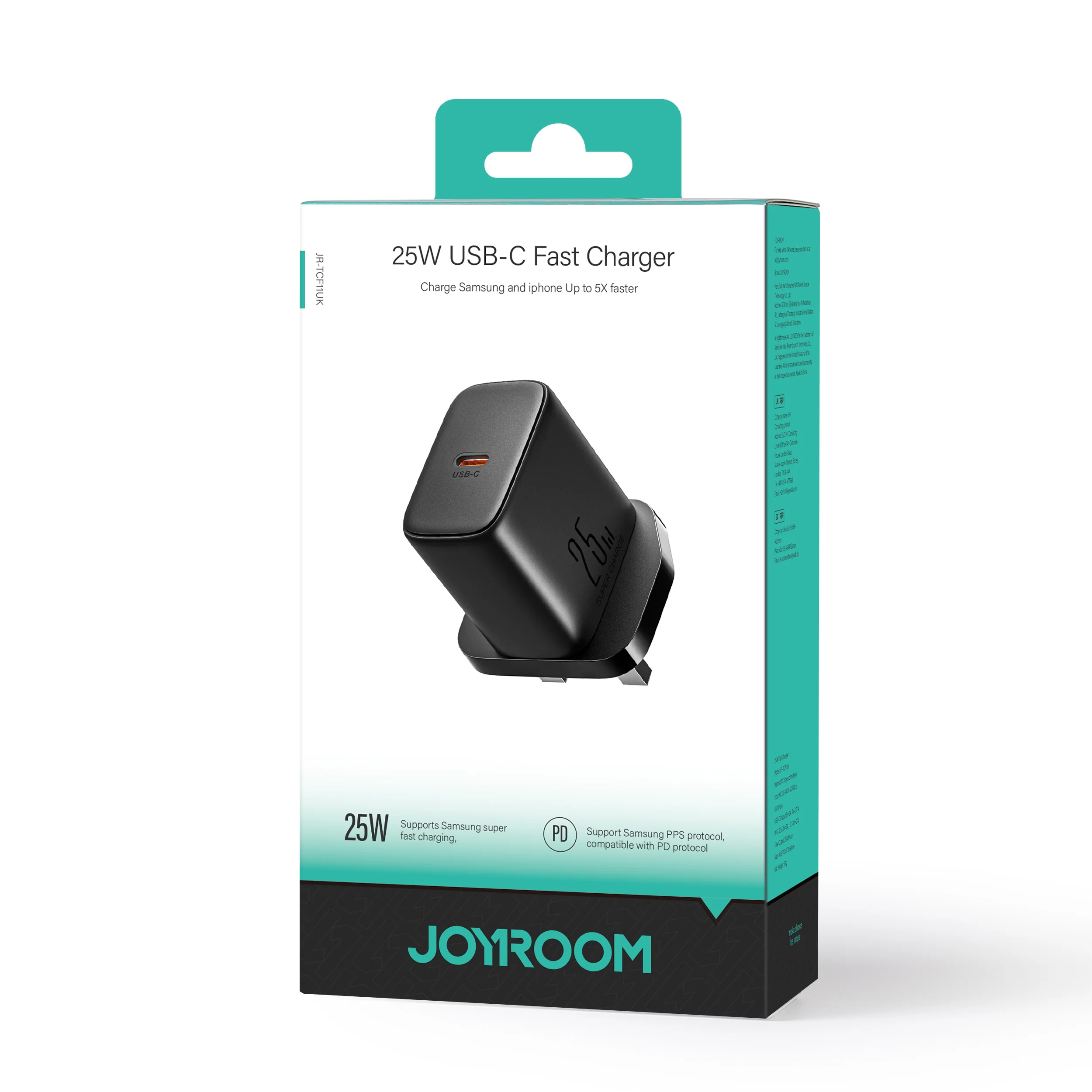 TCF11 PD 25W Mini intelligent fast charger EU/UK/US - Image 8
