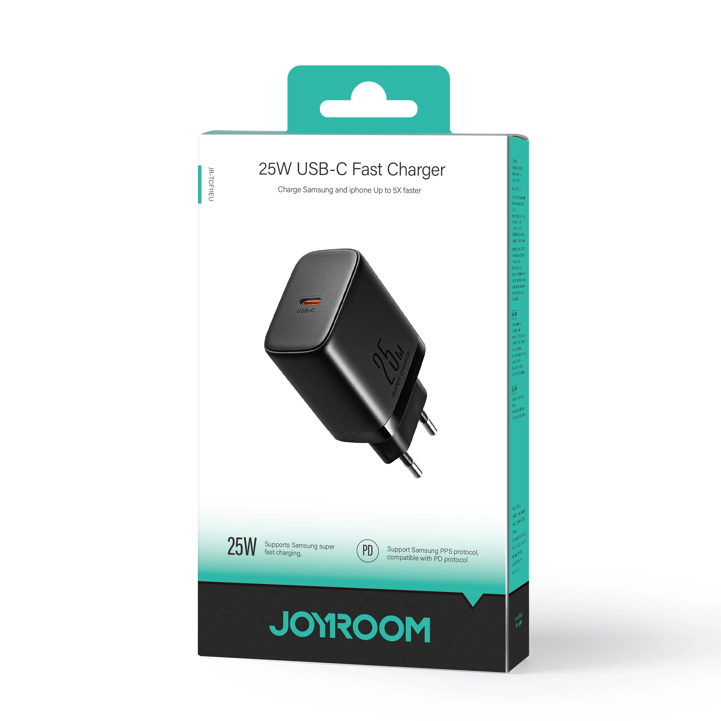 TCF11 PD 25W Mini intelligent fast charger EU/UK/US - Image 9
