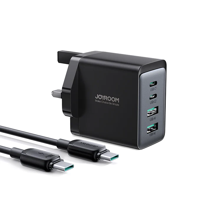 TCG02 GaN Ultra 67W 2C2A Fast Charger+100W C to C Cable 1.2m-UK/EU - Image 2