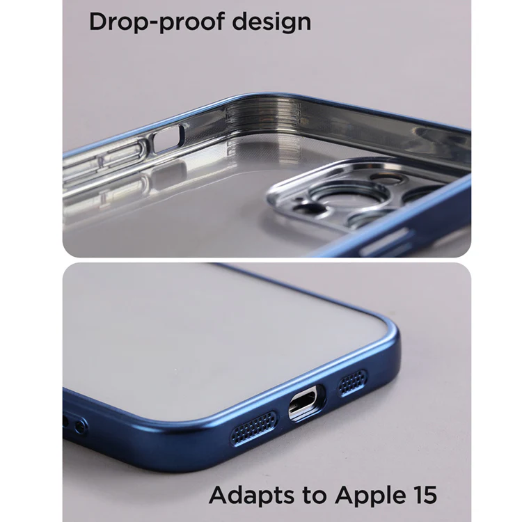 Plated TPU Case with Lens protector for iP15 Series - Image 5